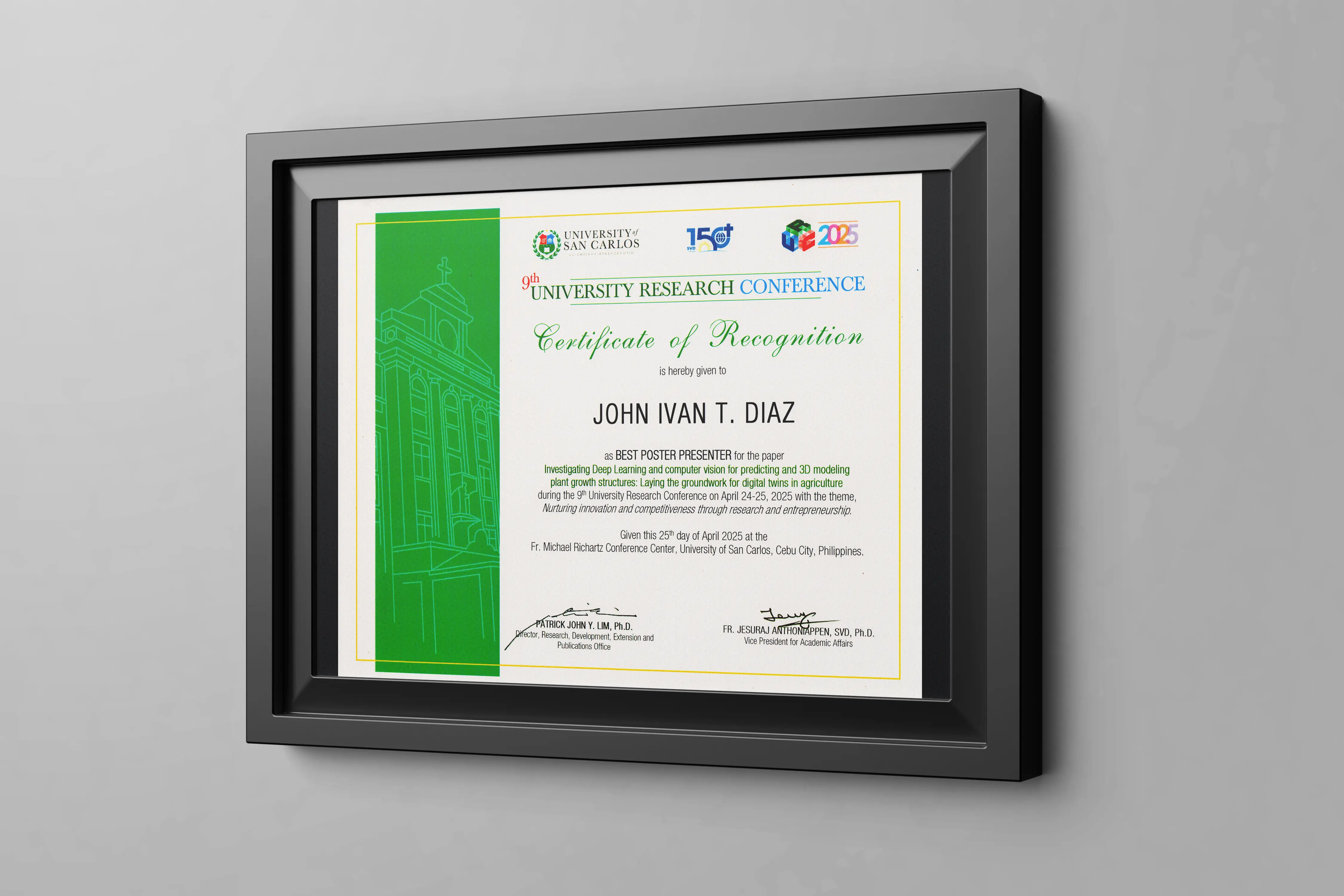 Best Poster Presenter